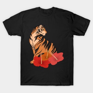 tiger hibiscus T-Shirt